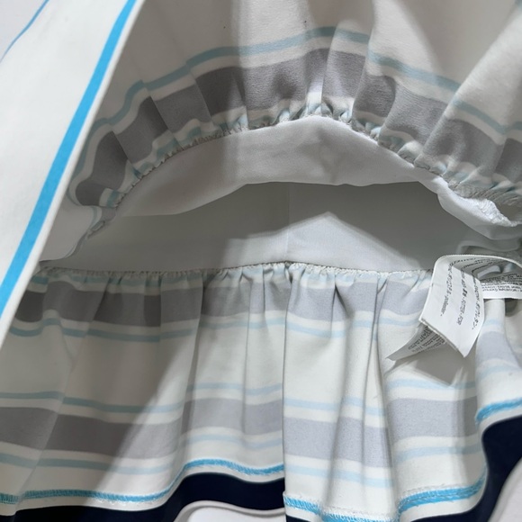 Zara V-Neck Stripes Peplum Sleeveless Women’s Top Size XS - Picture 7 of 9